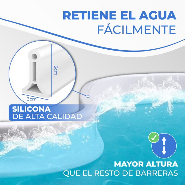 Barrera de agua ducha 50x30 cm - Imagen 4