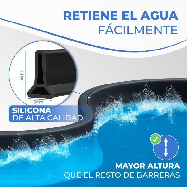 Barrera de ducha negra - Imagen 4