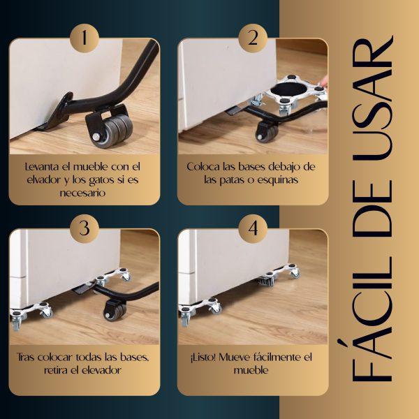 Kit levantador de muebles - Imagen 7